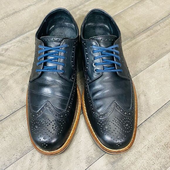 Cole Haan Lace Up Leather Oxfords 9 M - Picture 2 of 6